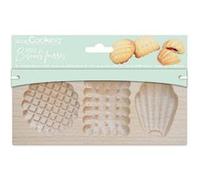 Kit de 3 moules à biscuits fourrés Beige G
