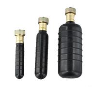 Kit de 3 pièces de vidange en caoutchouc pour un nettoyage efficace des tuyaux de 2,5 à 15,2 cm en utilisant la pression de l'eau, élimine les cheveux, les résidus de savon, la graisse des éviers de