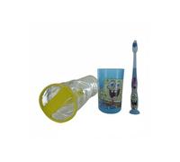 Kit de 3 Pièces pour Enfant à Motif Bob l'Eponge Multicolore