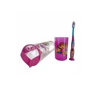 Kit de 3 Pièces pour Enfant à Motif Dora l'Exploratrice Multicolore