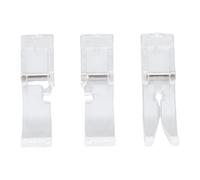 Kit de 3 Pieds Presseur pour Point Droit, Accessoires de Machine à Coudre Compatible avec Singer Bernette