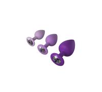 Kit de 3 Plugs Anal Fantasy For Her Her Little Gems
