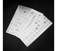 Kit de 3 Pochoirs Reballing pour HTC, Huawei, MTK Series Chips - S5026 48 en 1, A418, A90 - Outil de réparation de plaque en fer blanc