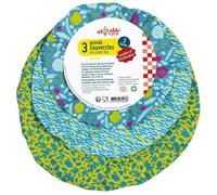 Kit de 3 recouvres-bol grands modèles Promenade au verger - AH ! TABLE !