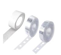 Kit de 3 Rouleaux pour Arche de Ballons, Chaîne Double et Simple Trou, Points de Colle, Guirlande pour DIY, Fêtes, Mariages, Anniversaires
