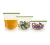 Kit de 3 sacs en silicone réutilisables 0.5, 1 et 1.5 litre - Lékué - - Silicone Multicolore G