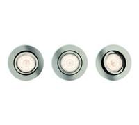 Kit de 3 spots encastrables Shellbark 3 - Nickel Nickel G