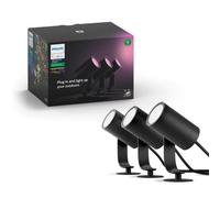Kit de 3 Spots extérieur Philips Hue Lily Anthracite 8W