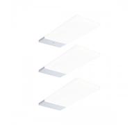 Kit de 3 spots LED avec détecteur de mouvement Bredo - 2,5W - chromé PAULMANN