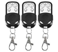 Kit de 3 télécommandes universelles Auto-apprenantes pour Portail Automatique, à 4 Touches et à fréquence Fixe 433,92 MHz