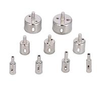 Kit de 30 forets pour ouvre-trou en marbre, ensemble de forets à béton en granit B, scie cloche polyvalente pour carreaux de céramique, comprend 15 ouvre-trous de 6 mm avec