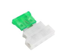 Kit de 30 Porte-fusibles de Voiture avec Fil Facile à Installer, Haute stabilité pour Bateau de Voiture, adapté pour Fusible Moyen 257 ATC ATO ATN ATQ, 12,22 AWG 32 V 30 A,