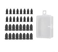 Kit de 32 clous de réparation de pneus avec vis en caoutchouc pour voitures, motos et camions sans chambre à air, boîte de rangement