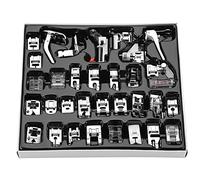 Kit de 32 Pieds-de-Biche pour Machine à Coudre, Compatible Singer, Baby Lock, Accessoires Domestiques