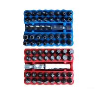 Kit de 33 embouts de vis multi-usages avec sélection de pointes pratiques pour projets de bricolage et besoins d'entretien de routine (forets creux)