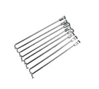 Kit de 36 rayons de moto 10G (3,0 mm) - Rayons robustes de 55 mm à 215 mm avec embouts - Pour vélos électriques et motos à essence - Kit de réparation de roues avant/arrière (3 mm x 65 mm)