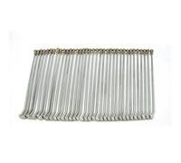 Kit de 36 rayons de moto - Rayons de roue avant de 53,3 cm et arrière de 45,7 cm/48,3 cm avec écrous - Rayons en acier robuste (21 avant)
