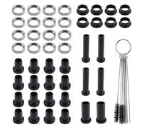 Kit de 38 bagues de suspension arrière en A pour Polaris Sportsman 500 RSE Sportsman 400 4x4 700, bagues de contrôle inférieures, bagues courtes et longues, ensemble d'entretoises