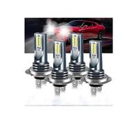 Kit de 4 ampoules de phares LED H7, feux de croisement et de route, 120 W, 60 000 lm, ultra-lumineuses, blanc 6 000 K