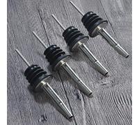 Kit de 4 becs verseurs de vin en acier inoxydable pour une distribution rapide et propre dans des paramètres de volume élevé