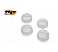Kit de 4 cabochon de clignotant rond transparent pour moto Aprilia 50 RS 2000
