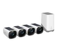 Kit de 4 caméras eufyCam S330 (eufyCam 3)+HomeBase 3 Blanc