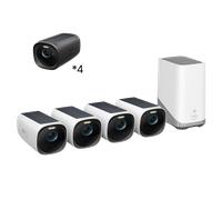 Kit de 4 caméras eufyCam S330 (eufyCam 3)+HomeBase 3 Blanc
