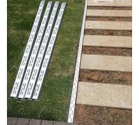 Kit de 4 canalisations françaises antidérapantes avec couvercle pour trottoir de jardin et ferme 15 x 5 cm pour une gestion efficace de l'eau