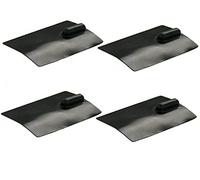 Kit de 4 électrodes silicone plaque caoutchouc 50 x 100 mm longue durée ionoforesi tens électrostimulation fiche 2 mm