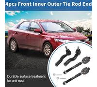 Kit De 4 Embouts De Biellette De Direction Intérieure Et Extérieure Pour Suspension De Direction pour Ford Fusion Et pour Lincoln Mkz