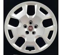 Kit de 4 enjoliveurs adaptables - pour Fiat DOBLO' Max modèle 2014 - diamètre 16" - Non d'origine
