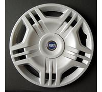 Kit de 4 enjoliveurs adaptables - pour FIAT PANDA 2006 (deuxième série) (LOGO BLEU) - diamètre 14" - non d'origine