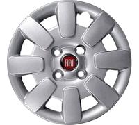 Kit de 4 enjoliveurs adaptables - pour Fiat Panda modèle 2010 - diamètre 13" - Non d'origine