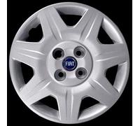 Kit de 4 enjoliveurs adaptables - pour Fiat Punto Dynamic (deuxième série) Restyling '03 - diamètre 14" - Non d'origine