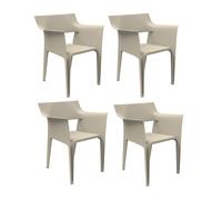 Kit de 4 fauteuils Pedrera WxHxD 58x83x62cm