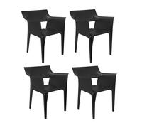Kit de 4 fauteuils Pedrera WxHxD 58x83x62cm