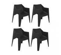 Kit de 4 fauteuils Voxel WxHxD 63x80x60cm