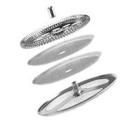 Kit de 4 filtres de rechange for cafetière à piston, composants en acier inoxydable, accessoires de brassage(1000ML)