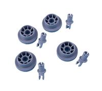 Kit de 4 goujons d'axe de roue de panier inférieur de lave-vaisselle 165314, compatible avec Bosch.