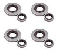 Kit de 4 joints d'huile de manivelle pour tronçonneuse Stihl MS380 038 MS381, empêche les fuites et assure une pression d'huile stable, installation facile, pièces de réparation pour outils de jardin