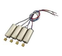 Kit de 4 Moteurs de Remplacement pour Drones RC JJRC H8C H8D DFD F183 2 Moteurs dans le Sens Horaire et 2 dans le Sens Antihoraire Poulie en Laiton Résistant G
