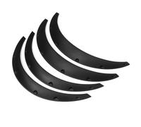 Kit de 4 pcs Élargisseurs d'Ailes Passage de Roue pour Voiture Avant + Arriere Noir 80x32cm