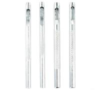 Kit de 4 perforatrices rondes en acier pour ceintures et bandes