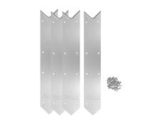 Kit de 4 pièces finition margelles 45° Ubbink alu piscine bois rectangulaire