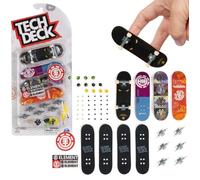 Kit de 4 planches à roulettes Tech Deck colorées à assembler - Pour enfants à partir de 6 ans
