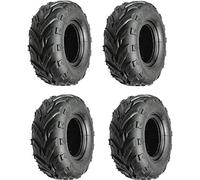 Kit de 4 pneus 145/70 - 6 compatibles avec Quad, Mini Quad, ATV, Train, Pneus pour Roues Tubeless 4 P.R.