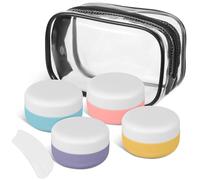 Kit de 4 Pots de Voyage en Silicone 30ml, Réutilisables et Portables