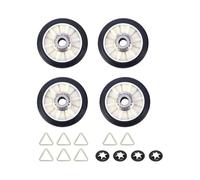 Kit De 4 Rouleaux De Tambour De Rechange 349241T, Compatibles Avec Whirlpool, Compatibles Avec Kenmore, Compatibles Avec Sears, Sèche-linge 3397590 AP3098345 349241