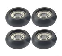 Kit de 4 roulettes de rechange pour rameurs, portes coulissantes et boîtier en plastique 32 x 12 x 8 mm