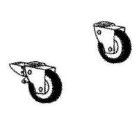 Kit de 4 Roulettes Furnotel 1 G